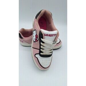 🔥Hello Kitty by Sanrio Women's Pink Casual Court‎ Sneakers Pink Size 9 used